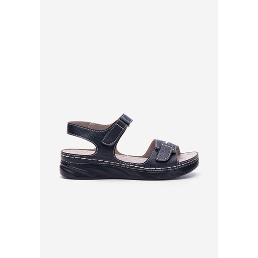 Granatowe sandały damskie Klaria Zapatos 38 Zapatos