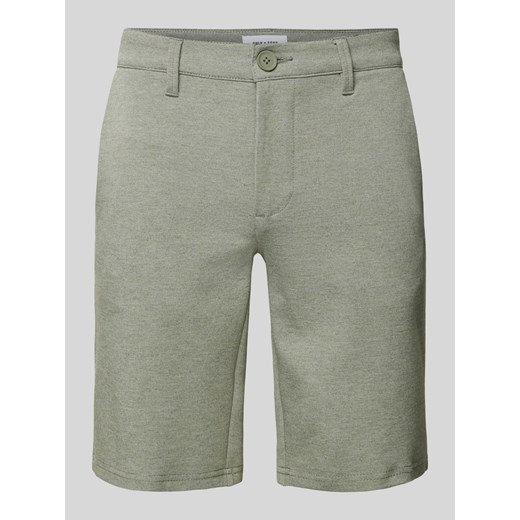 Szorty z wpuszczanymi kieszeniami w stylu francuskim model ‘MARK’ ze sklepu Peek&Cloppenburg  w kategorii Spodenki męskie - zdjęcie 173539711