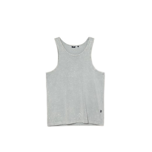 Cropp - Szary tank top - szary ze sklepu Cropp w kategorii T-shirty męskie - zdjęcie 173541300