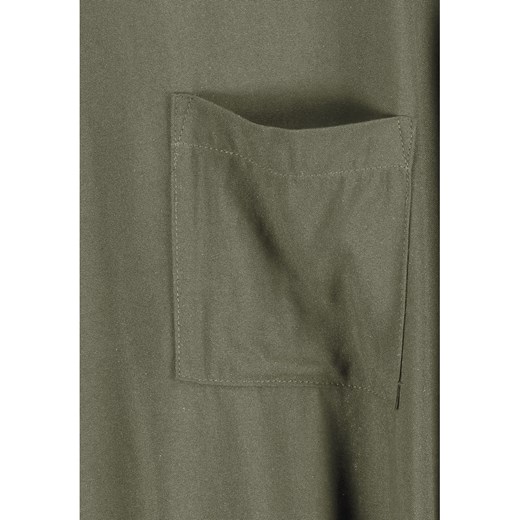 Sukienka z wiskozy z krótkimi rękawami z okrągłym dekoltem 