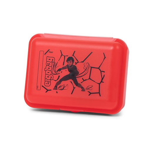 Ergobag Pojemnik w kolorze czerwonym na lunch - 18 x 7 x 13 cm ze sklepu Limango Polska w kategorii Naczynia dziecięce - zdjęcie 173545341
