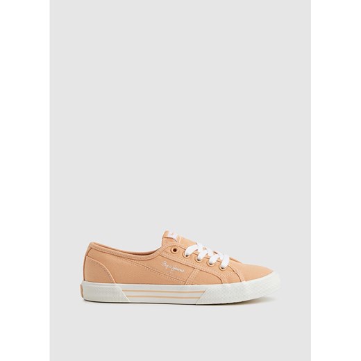 Pepe Jeans FOOTWEAR Sneakersy w kolorze pomarańczowym ze sklepu Limango Polska w kategorii Trampki damskie - zdjęcie 173547412