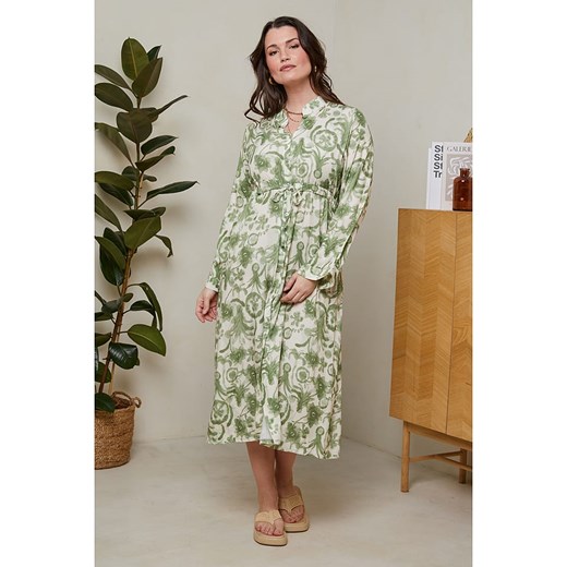 Curvy Lady Sukienka w kolorze zielonym Curvy Lady 48/50 wyprzedaż Limango Polska