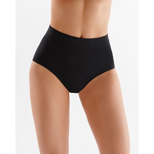 Bezszwowe majtki damskie z wysokim stanem Midi Briefs ze sklepu GABRIELLA w kategorii Majtki damskie - zdjęcie 173548613