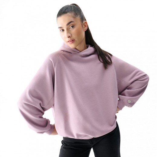 Damska bluza dresowa nierozpinana z kapturem Champion Hooded Sweatshirt - różowa Champion M okazja Sportstylestory.com