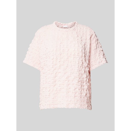T-shirt z fakturowanym wzorem ze sklepu Peek&Cloppenburg  w kategorii Bluzki damskie - zdjęcie 173550204