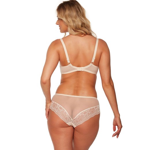 Biustonosz półusztywniany semi-soft beżowy Hannah 1207, Kolor beżowy, Rozmiar 65I, Gaia ze sklepu Intymna w kategorii Biustonosze - zdjęcie 173551442