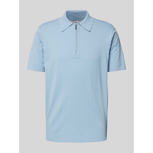 Koszulka polo z zamkiem błyskawicznym model ‘Orbit’ ze sklepu Peek&Cloppenburg  w kategorii T-shirty męskie - zdjęcie 173553072