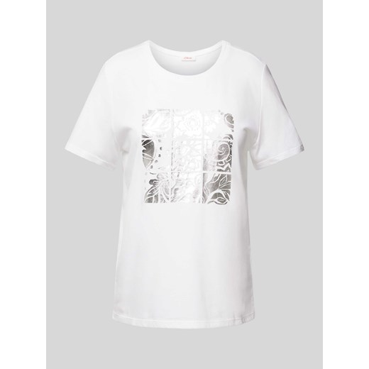 T-shirt z nadrukowanym motywem ze sklepu Peek&Cloppenburg  w kategorii Bluzki damskie - zdjęcie 173553140