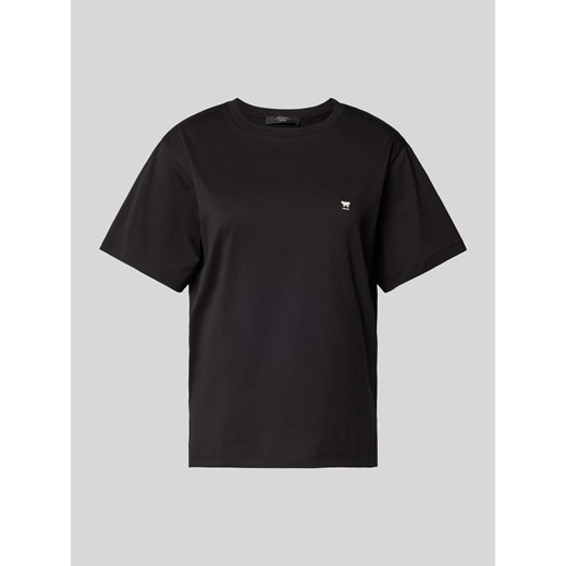 T-shirt z wyhaftowanym logo model ‘VENACO’ ze sklepu Peek&Cloppenburg  w kategorii Bluzki damskie - zdjęcie 173553312