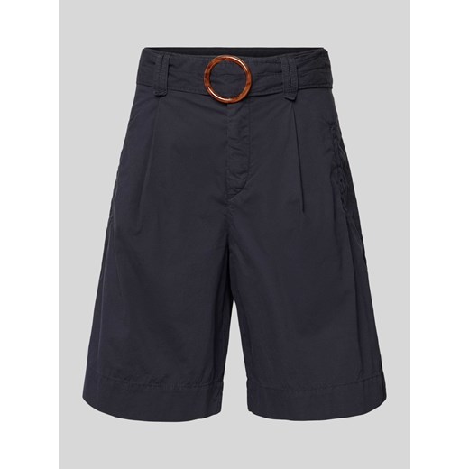 Szorty o kroju regular fit z zakładkami w pasie model ‘Kira’ ze sklepu Peek&Cloppenburg  w kategorii Szorty - zdjęcie 173553322