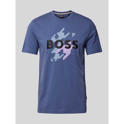 T-shirt z nadrukiem z logo model ‘Thompson’ ze sklepu Peek&Cloppenburg  w kategorii T-shirty męskie - zdjęcie 173553484