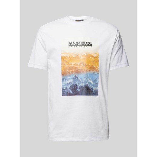 T-shirt z nadrukiem z motywem z logo ze sklepu Peek&Cloppenburg  w kategorii T-shirty męskie - zdjęcie 173553731