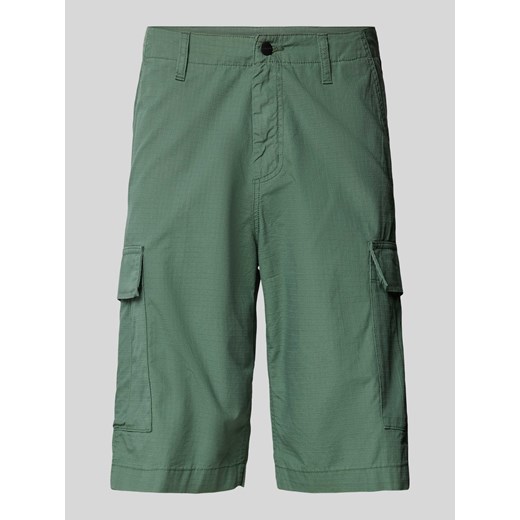 Szorty cargo z zapięciem na guzik i zamek błyskawiczny ze sklepu Peek&Cloppenburg  w kategorii Spodenki męskie - zdjęcie 173554101