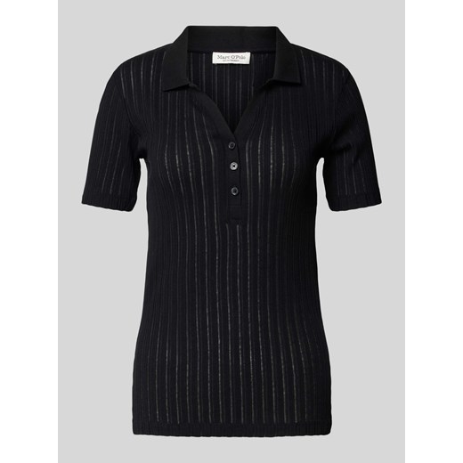 Bluzka z dzianiny z kołnierzykiem polo ze sklepu Peek&Cloppenburg  w kategorii Bluzki damskie - zdjęcie 173554180