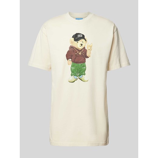 T-shirt z okrągłym dekoltem model ‘PEACE’ ze sklepu Peek&Cloppenburg  w kategorii T-shirty męskie - zdjęcie 173554502