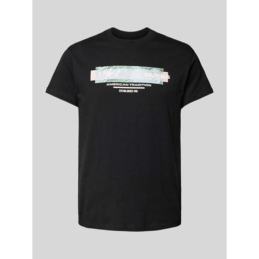 T-shirt z nadrukiem z logo ze sklepu Peek&Cloppenburg  w kategorii T-shirty męskie - zdjęcie 173554802