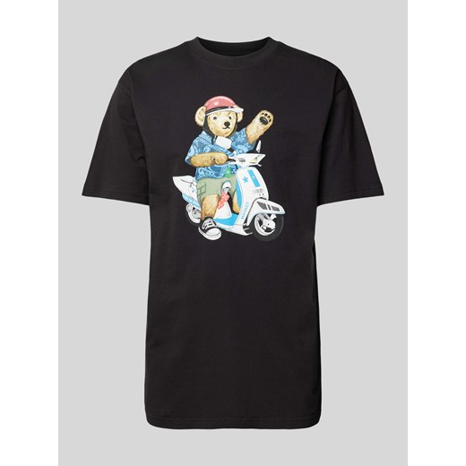 T-shirt z okrągłym dekoltem model ‘LIVING THE DREAM’ ze sklepu Peek&Cloppenburg  w kategorii T-shirty męskie - zdjęcie 173554814