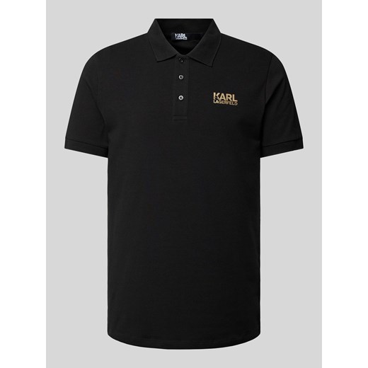 Koszulka polo z nadrukiem z logo ze sklepu Peek&Cloppenburg  w kategorii T-shirty męskie - zdjęcie 173555321