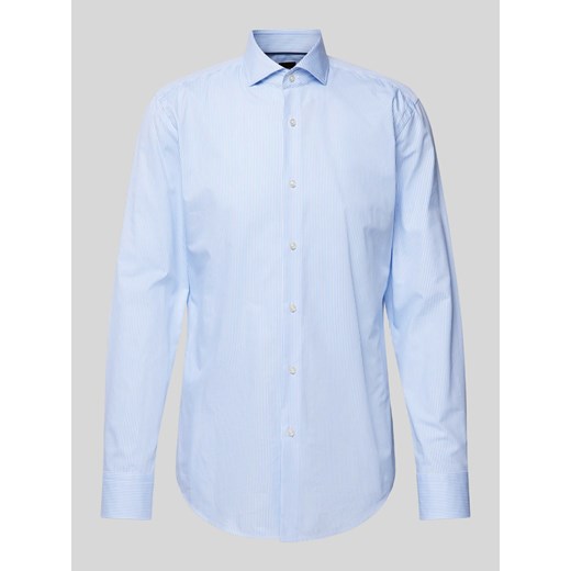 Koszula biznesowa o kroju slim fit z kołnierzykiem typu cutaway model ‘Hank’ ze sklepu Peek&Cloppenburg  w kategorii Koszule męskie - zdjęcie 173555540