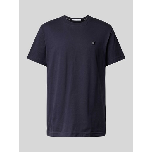 T-shirt z naszywką z logo ze sklepu Peek&Cloppenburg  w kategorii T-shirty męskie - zdjęcie 173555633