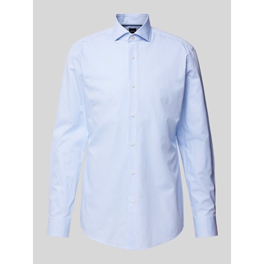 Koszula biznesowa o kroju slim fit w paski ze sklepu Peek&Cloppenburg  w kategorii Koszule męskie - zdjęcie 173555712