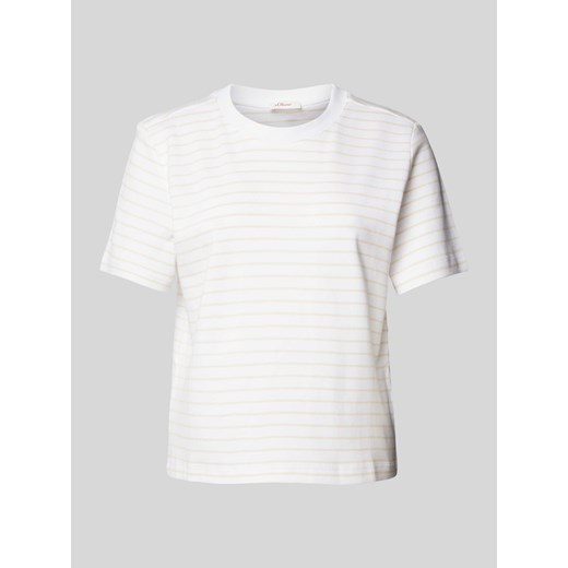 T-shirt z okrągłym dekoltem ze sklepu Peek&Cloppenburg  w kategorii Bluzki damskie - zdjęcie 173555864