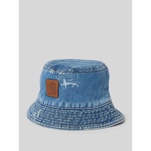 Czapka typu bucket hat z naszywką z logo model ‘STAMP’ ze sklepu Peek&Cloppenburg  w kategorii Kapelusze damskie - zdjęcie 173556592