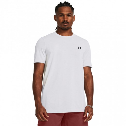 Męska koszulka treningowa Under Armour UA Vanish Seamless SS - biała ze sklepu Sportstylestory.com w kategorii T-shirty męskie - zdjęcie 173559062