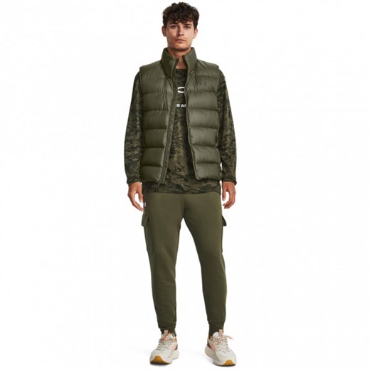 Męskie spodnie dresowe Under Armour UA Rival Fleece Cargo Jogger - zielone Under Armour M Sportstylestory.com wyprzedaż