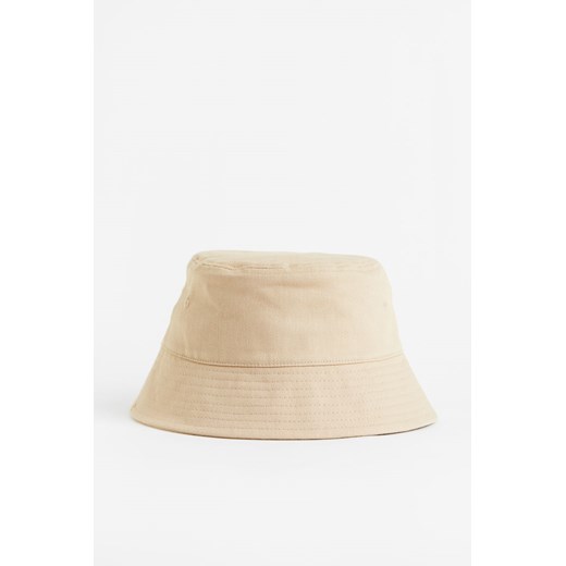 H & M - Bawełniany kapelusz wędkarski - Beżowy ze sklepu H&M w kategorii Kapelusze męskie - zdjęcie 173559293