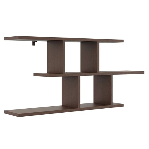 Minimalistyczna Półka Na Ścianę W Kolorze Wenge Z0-K45 ze sklepu Edinos.pl w kategorii Półki - zdjęcie 173559562