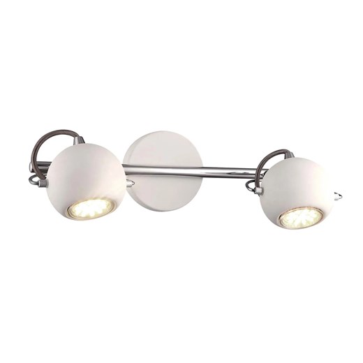 Biały podwójny kinkiet nad lustro - 3X S985 Z2-P14 - id: 26983 - marki Lumes - 173560213 Biały podwójny kinkiet nad lustro - 3X S985 Z2-P14 ze sklepu Edinos.pl w kategorii Lampy ścienne - zdjęcie 173560213