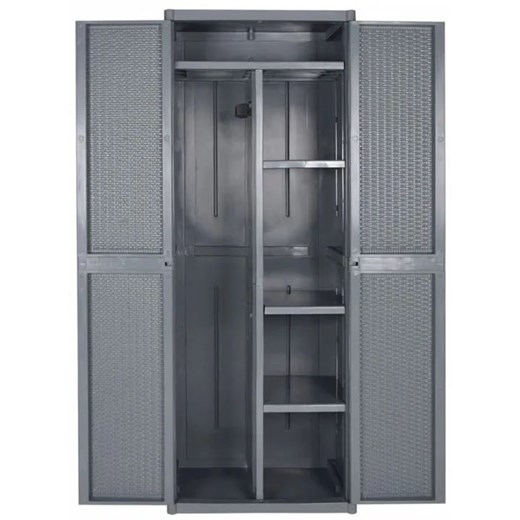 Szara szafa ogrodowa z wieszakiem - Bivo 5X Elior One Size Edinos.pl