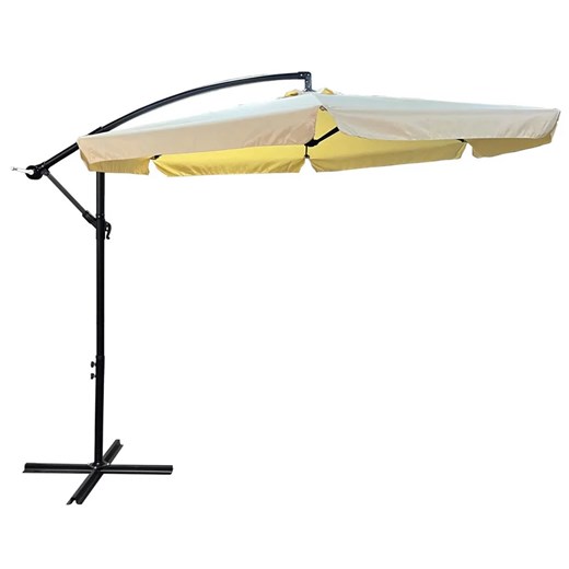 Beżowy parasol do ogrodu - Epis ze sklepu Edinos.pl w kategorii Parasole ogrodowe - zdjęcie 173560911