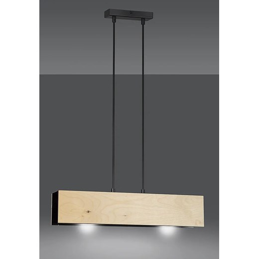 Czarna wisząca lampa sufitowa - D003-Nomad Lumes One Size Edinos.pl