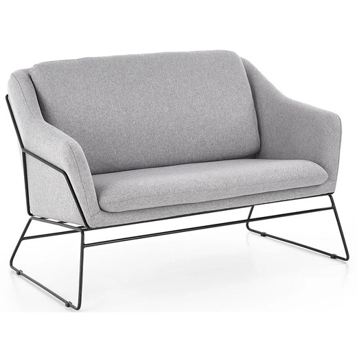 Sofa dwuosobowa Morra 4X - popielata ze sklepu Edinos.pl w kategorii Sofy i kanapy - zdjęcie 173562271