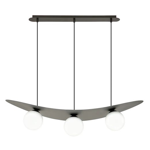 Loftowa lampa wisząca z mlecznymi kloszami - D123-Hervex Lumes One Size Edinos.pl