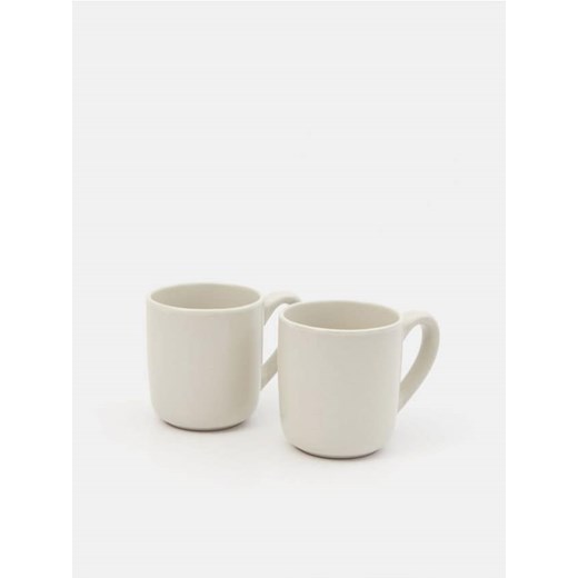 Sinsay - Kubki 2 pack - kremowy Sinsay One Size Sinsay
