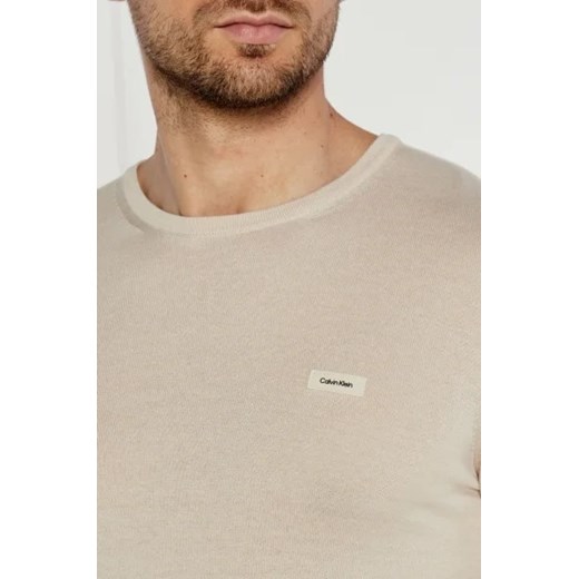 Calvin Klein Sweter | Regular Fit | z dodatkiem jedwabiu Calvin Klein XXL okazja Gomez Fashion Store