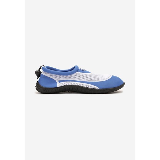Niebiesko-Białe Płaskie Buty Sportowe do Wody Renelsea ze sklepu born2be.pl w kategorii Buty sportowe męskie - zdjęcie 173566571