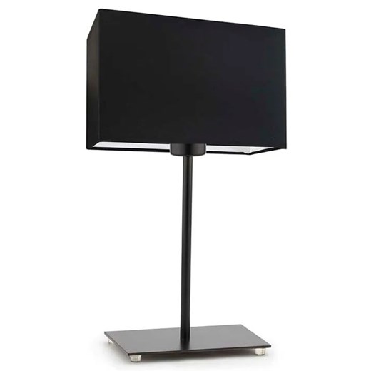 Prostokątna lampka nocna na czarnym stelażu - EX939-Amalfo - 18 kolorów Lumes One Size Edinos.pl