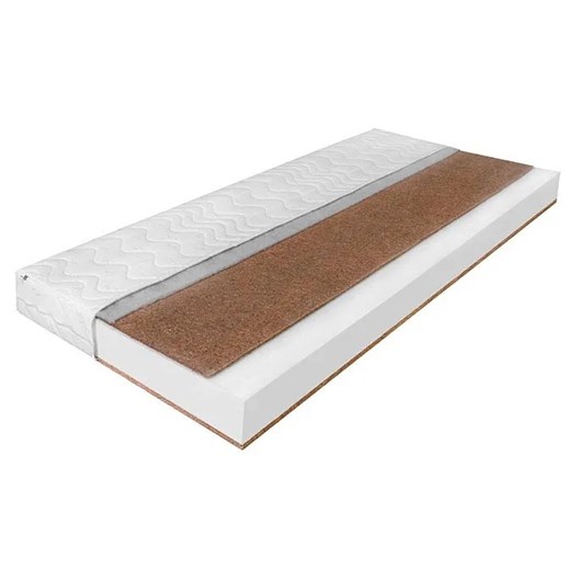 Materac piankowy z naturalnym kokosem h5 200x200 F4-M21 ze sklepu Edinos.pl w kategorii Łóżka i materace - zdjęcie 173568522