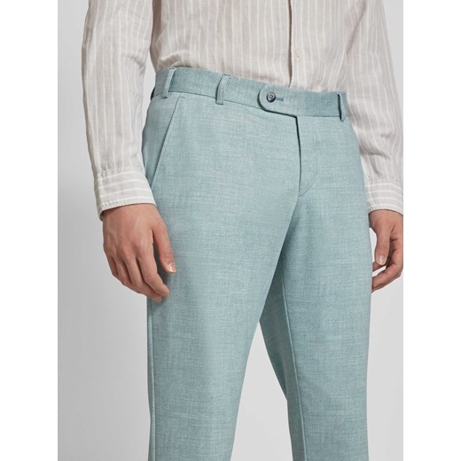 Spodnie do garnituru o kroju tapered fit z tkanym wzorem 48 Peek&Cloppenburg 