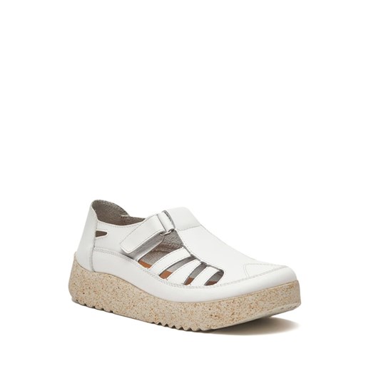 Comfortfusse Skórzane slippersy w kolorze kremowym ze sklepu Limango Polska w kategorii Półbuty damskie - zdjęcie 173569544