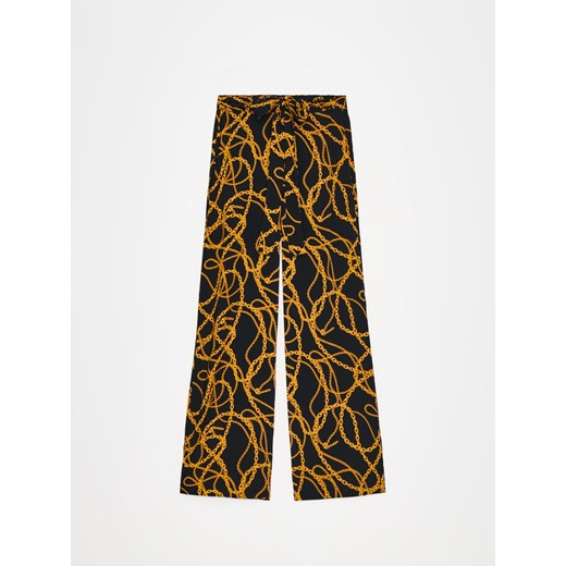 Mohito - Spodnie z wiskozy - czarny ze sklepu Mohito w kategorii Spodnie damskie - zdjęcie 173569931