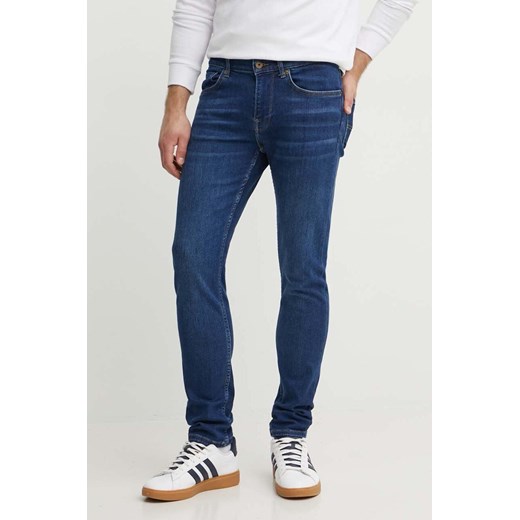 Pepe Jeans koszula REGULAR SHIRT męska kolor granatowy regular z kołnierzykiem klasycznym PM308586HT8 ze sklepu ANSWEAR.com w kategorii Koszule męskie - zdjęcie 173570043