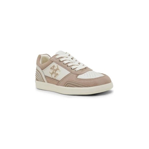 TORY BURCH Skórzane sneakersy CLOVER COURT ze sklepu Gomez Fashion Store w kategorii Buty sportowe damskie - zdjęcie 173570840