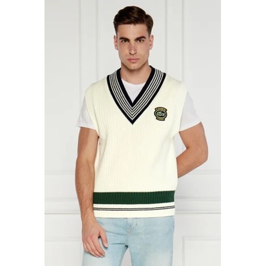 Lacoste Kamizelka Sweter | Relaxed fit Lacoste L okazyjna cena Gomez Fashion Store
