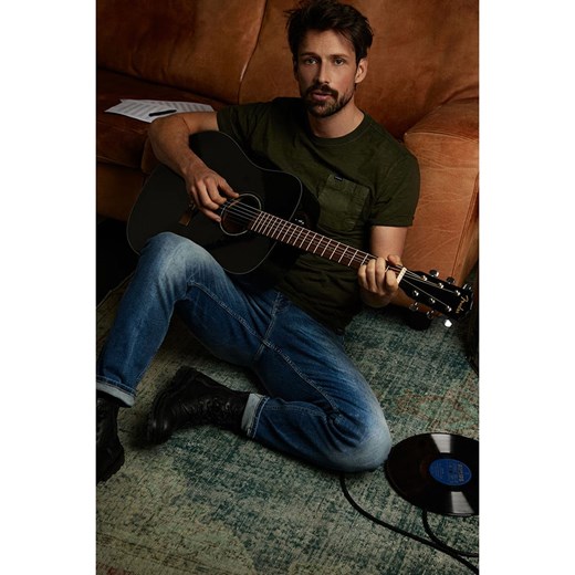 Jeansy męskie Garcia niebieskie casual 